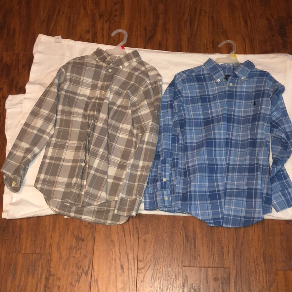 Two polo shirts